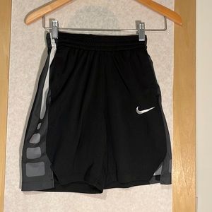 black and red Nike basketball shorts